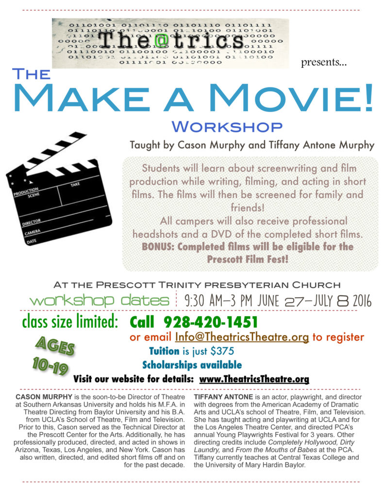 Make a Movie workshop 2016